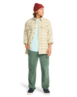 The Billabong Mens Offshore Jacquard Flannel Shirt in Hunter