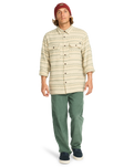 The Billabong Mens Offshore Jacquard Flannel Shirt in Hunter