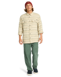 The Billabong Mens Offshore Jacquard Flannel Shirt in Hunter