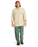 The Billabong Mens Offshore Jacquard Flannel Shirt in Hunter