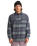The Billabong Mens Offshore Jacquard Flannel Shirt in Ombre Blue