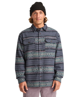The Billabong Mens Offshore Jacquard Flannel Shirt in Ombre Blue