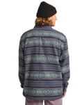 The Billabong Mens Offshore Jacquard Flannel Shirt in Ombre Blue