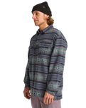 The Billabong Mens Offshore Jacquard Flannel Shirt in Ombre Blue