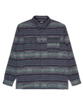 The Billabong Mens Offshore Jacquard Flannel Shirt in Ombre Blue