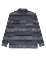 The Billabong Mens Offshore Jacquard Flannel Shirt in Ombre Blue