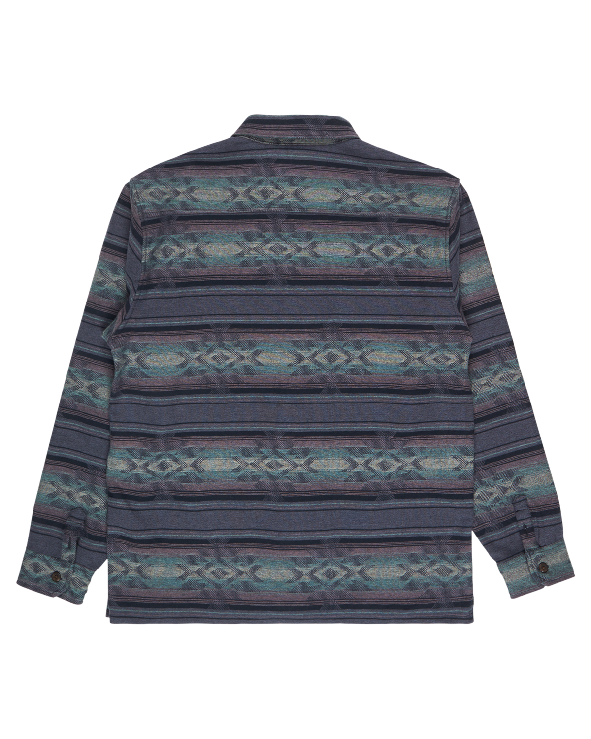 The Billabong Mens Offshore Jacquard Flannel Shirt in Ombre Blue