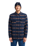 The Billabong Mens Offshore Jacquard Flannel Shirt in Navy