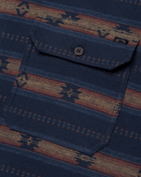 The Billabong Mens Offshore Jacquard Flannel Shirt in Navy