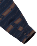 The Billabong Mens Offshore Jacquard Flannel Shirt in Navy