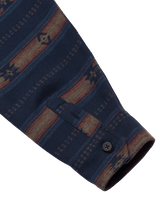 The Billabong Mens Offshore Jacquard Flannel Shirt in Navy