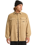 The Billabong Mens Bong Days Shirt in Khaki