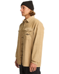 The Billabong Mens Bong Days Shirt in Khaki
