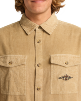 The Billabong Mens Bong Days Shirt in Khaki