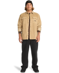 The Billabong Mens Bong Days Shirt in Khaki