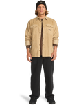The Billabong Mens Bong Days Shirt in Khaki