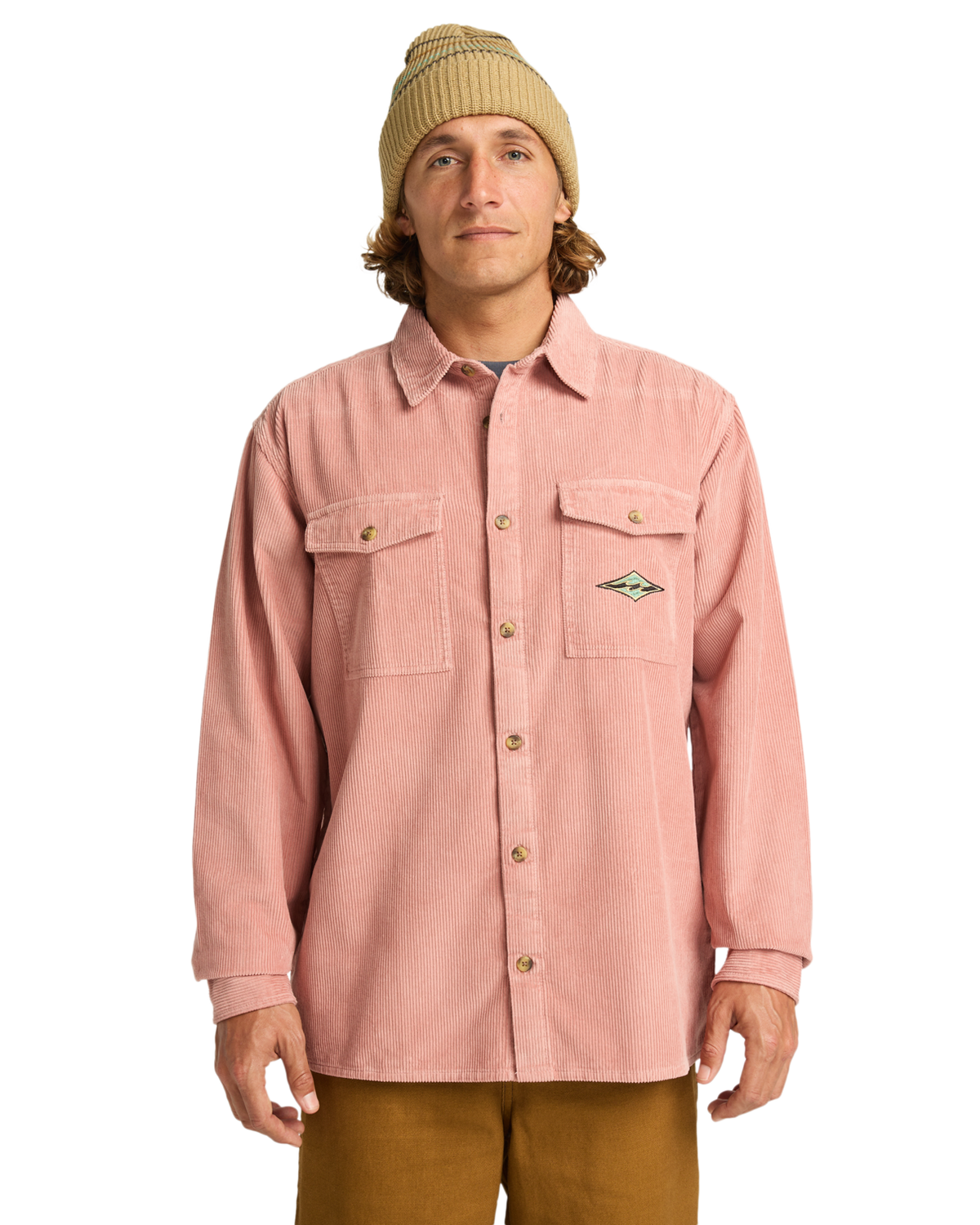 The Billabong Mens Bong Days Shirt in Ash Rose