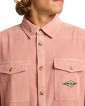 The Billabong Mens Bong Days Shirt in Ash Rose