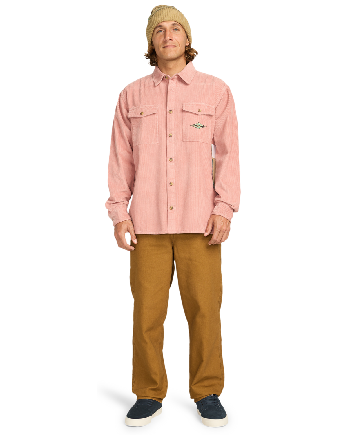 The Billabong Mens Bong Days Shirt in Ash Rose