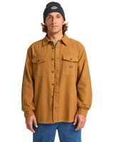 The Billabong Mens Del Mar Flannel Shirt in Tobacco