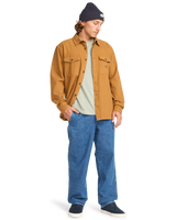 The Billabong Mens Del Mar Flannel Shirt in Tobacco