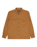 The Billabong Mens Del Mar Flannel Shirt in Tobacco
