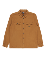 The Billabong Mens Del Mar Flannel Shirt in Tobacco