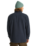 The Billabong Mens Del Mar Flannel Shirt in Dark Navy