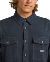 The Billabong Mens Del Mar Flannel Shirt in Dark Navy