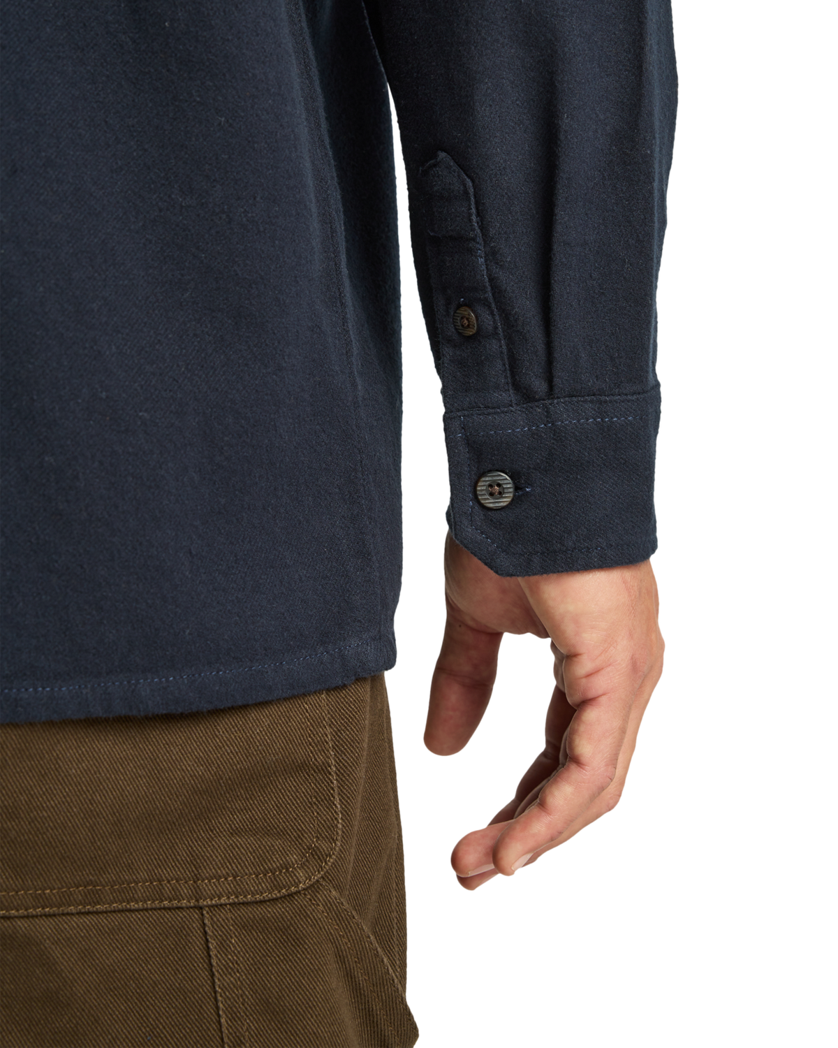 The Billabong Mens Del Mar Flannel Shirt in Dark Navy