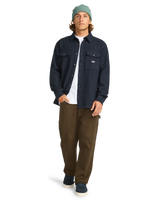 The Billabong Mens Del Mar Flannel Shirt in Dark Navy