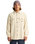 The Billabong Mens Del Mar Flannel Shirt in Sand