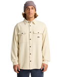 The Billabong Mens Del Mar Flannel Shirt in Sand