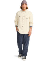 The Billabong Mens Del Mar Flannel Shirt in Sand