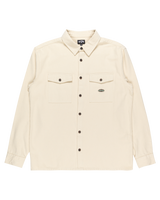 The Billabong Mens Del Mar Flannel Shirt in Sand