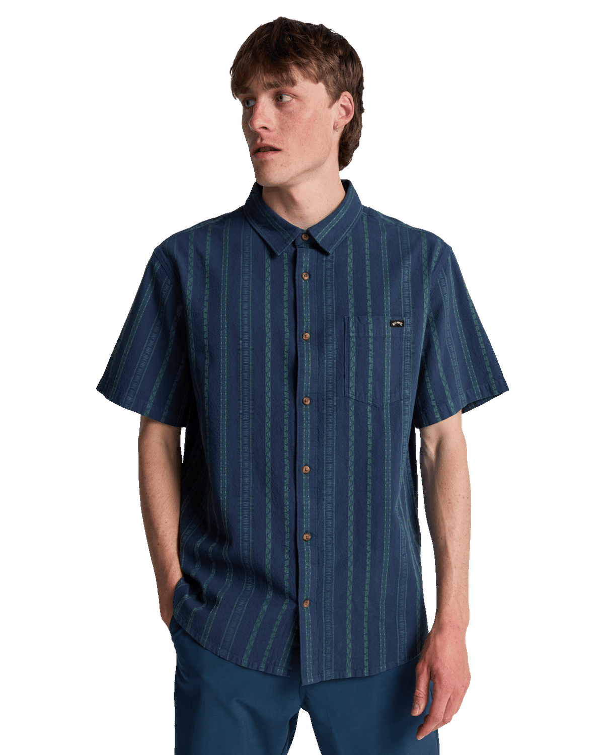 Sundays Jacquard Shirt in Denim