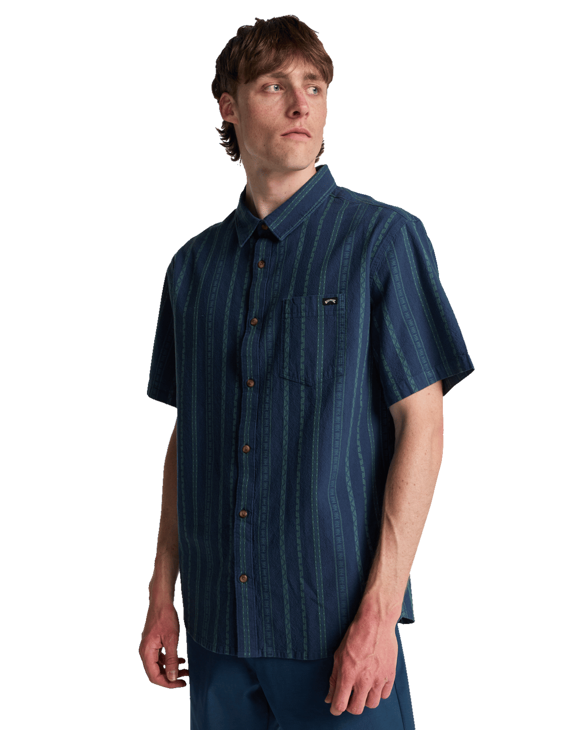 Sundays Jacquard Shirt in Denim
