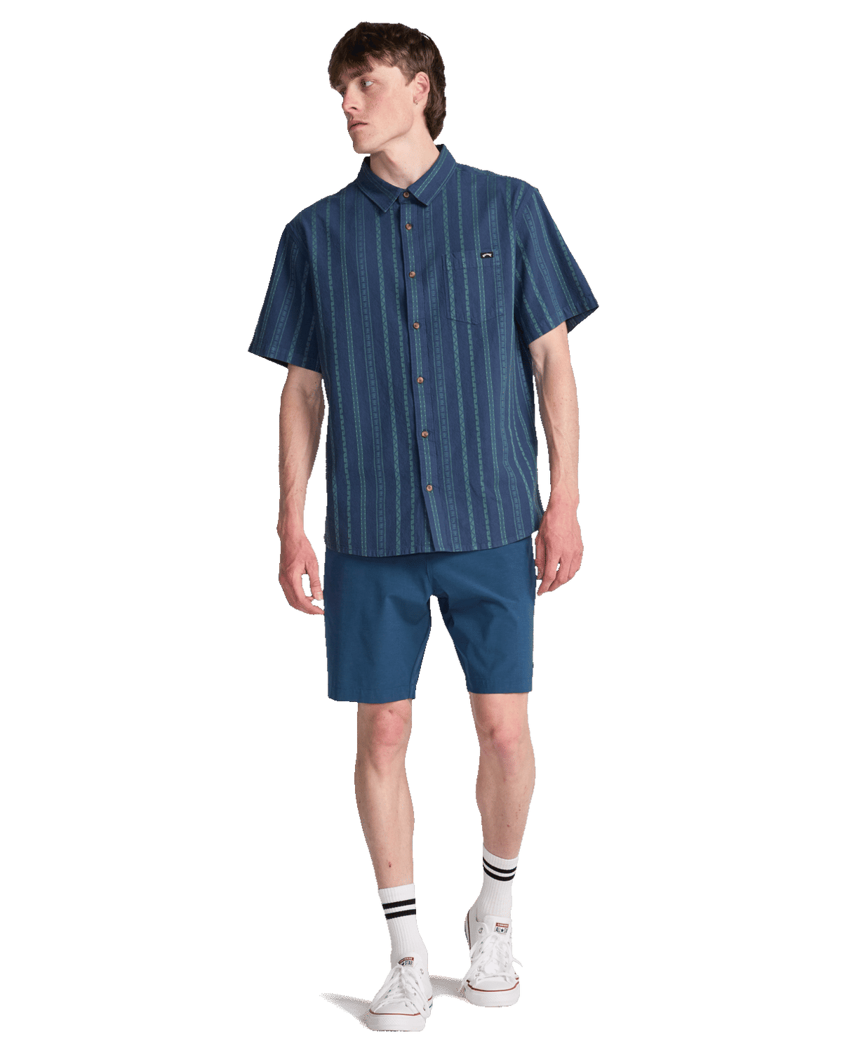 Sundays Jacquard Shirt in Denim