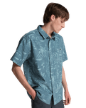 Solana Cord Shirt in Washed Blue
