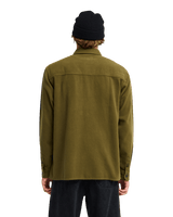 The Billabong Mens Del Mar Flannel Shirt in Winter Moss