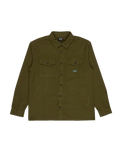 The Billabong Mens Del Mar Flannel Shirt in Winter Moss