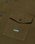 The Billabong Mens Del Mar Flannel Shirt in Winter Moss