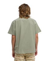The Billabong Mens Vacay Linen Shirt in Moss Green