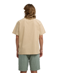 The Billabong Mens Vacay Linen Shirt in Castle Rock
