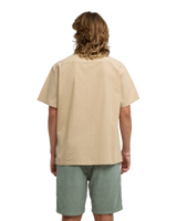 The Billabong Mens Vacay Linen Shirt in Castle Rock