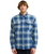 The Billabong Mens Offshore Flannel Shirt in Dark Denim