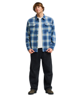 The Billabong Mens Offshore Flannel Shirt in Dark Denim