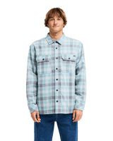 The Billabong Mens Offshore Lined Shirt in Blue Surf