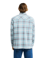 The Billabong Mens Offshore Lined Shirt in Blue Surf