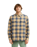The Billabong Mens Adventure Division Ventura Shirt in Blue Graphite